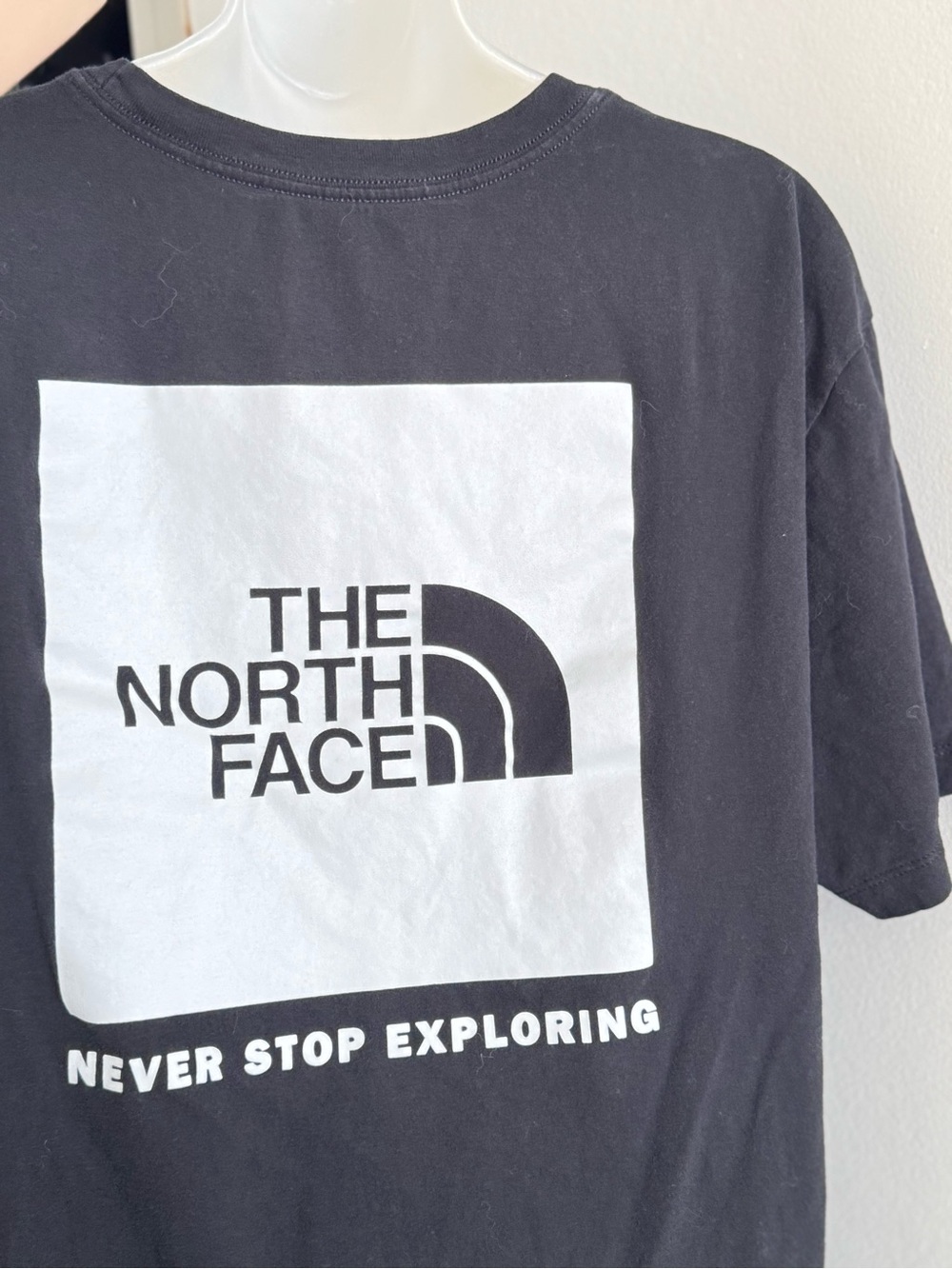 The North Face Black and White Logo Tee